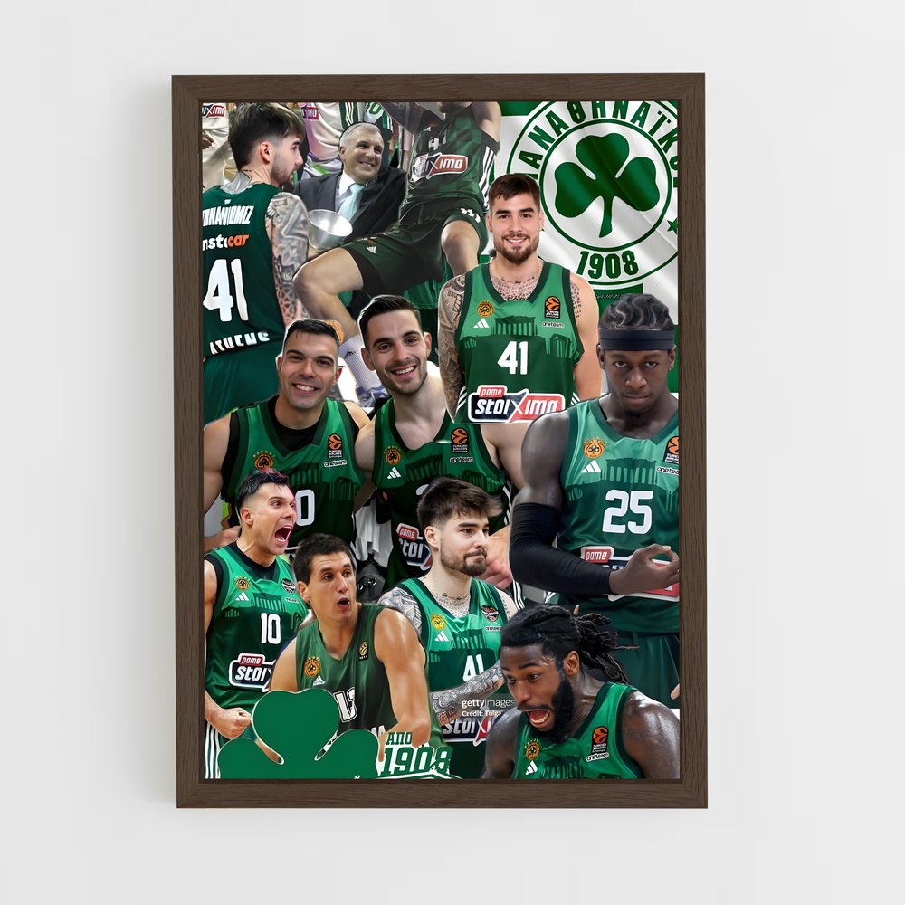 Poster Green Giants – affiche Basketball (vue 5)